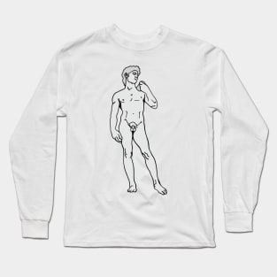 David Michelangelo Art History Sculpture Long Sleeve T-Shirt